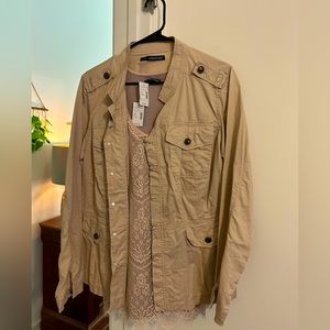 Maurice’s Jacket with Lace Camisole